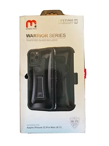 MYBAT Pro Warrior Series Case for iPhone 12 Pro Max - Picture 1 of 10