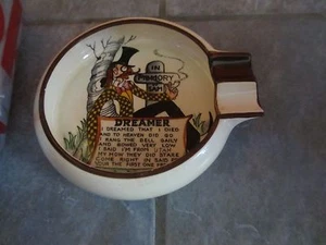 Vintage CARLTON Ware UTAH Dreamer IN MEMORY OF SAM Double Cigarette ASHTRAY - Picture 1 of 8