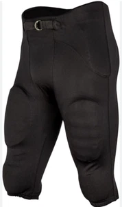 CHAMPRO Men's Standard Safety Practice Football Pants w/Pads Size L - Black NWOT - Picture 1 of 4