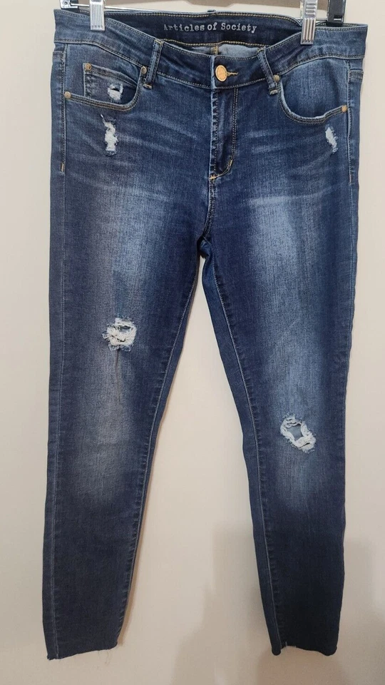 Articles Of Society Size 29 Skinny Jeans Stretch Jegging Soft Denim Dark Wash - Image 1 of 4