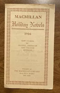Antik 1916 Macmillan Urlaubsromane Bücher Werbung Broschüre alt A9 - Bild 1 von 12