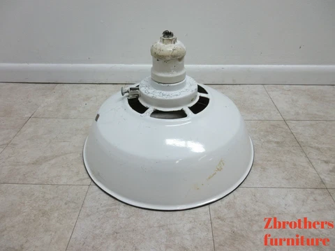 Antique Porcelain Gas Station Oil Lamp Street Light Shade  B Cover