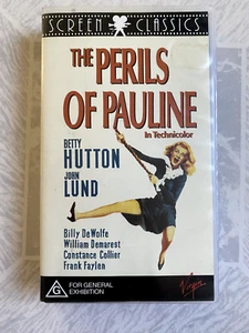 PERILS OF PAULINE - Betty Hutton, John Lund - VHS Video - PAL - Picture 1 of 2