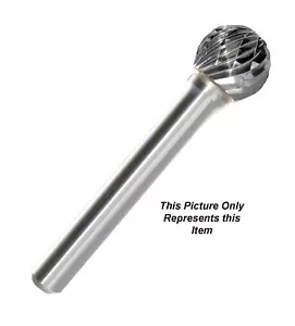 SD-52 Spherical Ball Shape 5/32" Diameter Carbide Burr Double Cut - Picture 1 of 4
