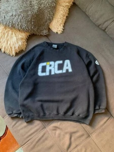 Vintage 90s Circa Skate Chad Big Logo Graphic Crewneck Sweatshirt Skater - Picture 1 of 7
