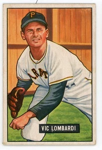 1951 Bowman Vic Lombardi #204 Giants Vg-Ex - Picture 1 of 1