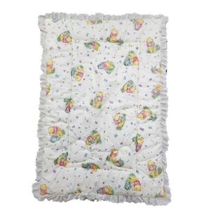 Vintage 1994 Calliope Classic Winnie Puuh Babydecke Rüschen Bettdecke Krippe  - Bild 1 von 20