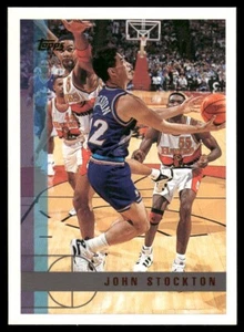 Topps 1997-98 - John Stockton #8 acuñado en Springfield - Imagen 1 de 2