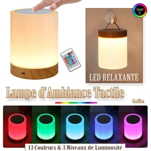Lampada D Ambiente Minimalista Tattile Multicolore RGB Luce Rilassante Cellulare - Foto 1 di 14