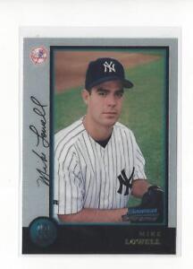 1998 Bowman Chrome #85 Mike Lowell RC Rookie Yankees