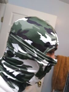 Camouflage Thin Balaclava Tactical Full Face Mask Motorcycle Cycling stretchable