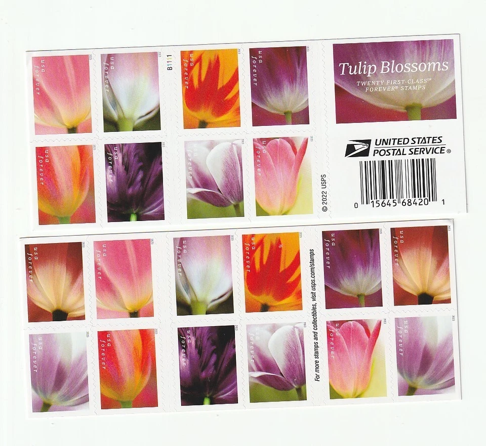 Estampillas Scott # 5767 - 5776 flores de tulipán de Estados Unidos 20 envío gratuito M/NH O/G Foto 1 de 1