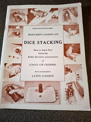 Bernard’s Dice Stapelbuch von Lewis Ganson - 1979 kostenloser UK-Versand - Bild 1 von 4