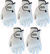 5 Back to Back Players 100% Cabretta Leather Golf Gloves Mens Gents