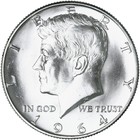 1964 D Kennedy Half Dollar 90% Silver Choice Bu Us Coin See Pics R215