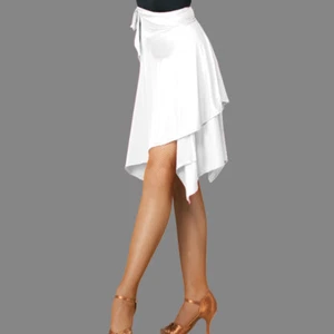 Lady Ballroom Latin Salsa Tango Dance Skirts Slim Skate Wrap Scarf Dancewear New - Picture 1 of 27