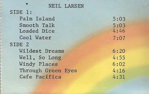 Neil Larsen – Smooth Talk . Promo Cassette Tape - Picture 1 of 4