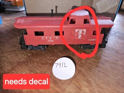 SANTA FE, ATSF 7240 CABOOSE, SEE PHOTOS - Image 1 of 4