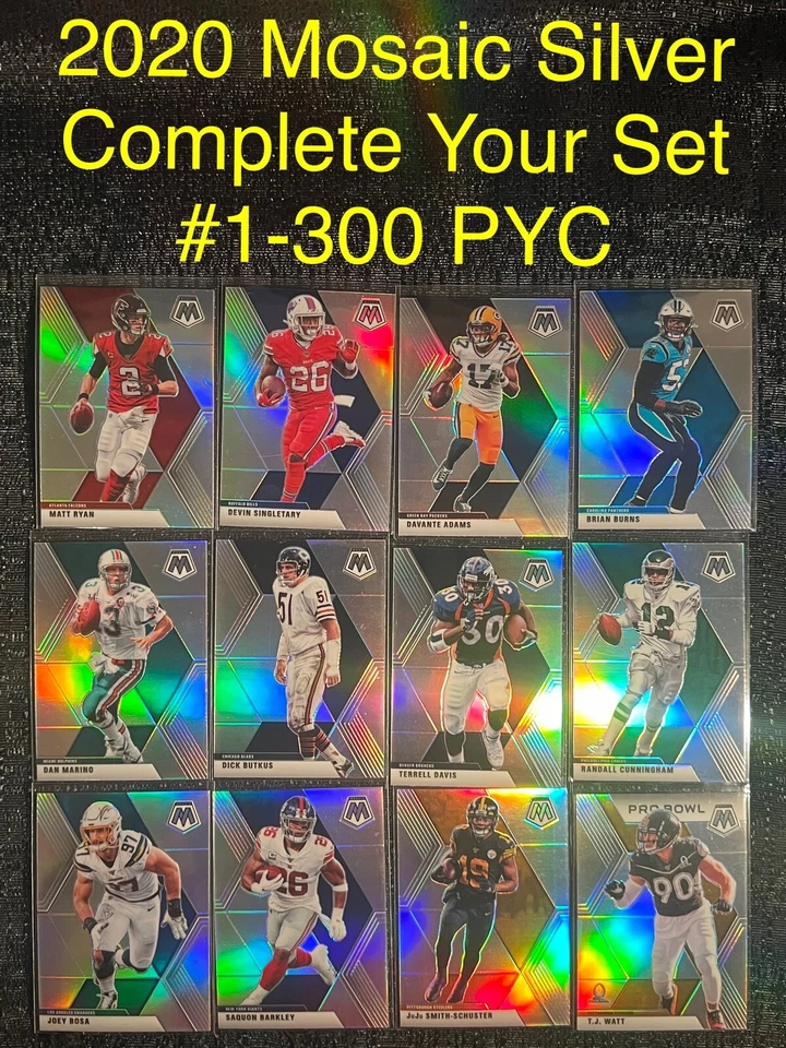 2020 Panini Mosaic Silver Prizm Card You Pick Complete Your Set #1-300 PYC - Image 1 of 1