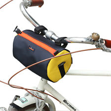 TOURBON Bike Handlebar Bag Bicycle Front Tube Pouch Tool Storage Pack Waterproof