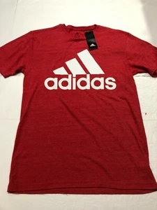 Adidas "Comfort Blend" Small Red Short Sleeve T-Shirt - Picture 1 of 5