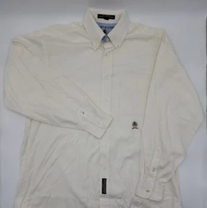 Vintage Tommy Hilfiger Button Down Dress Shirt Men Size 16-35 #C460 - Picture 1 of 9
