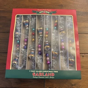 RADKO SHINY BRITE "7 FT LONG BELL TINSEL GARLAND" 4028170 * NEW * FREE SHIPPING - Picture 1 of 2