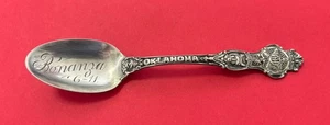 Bonanza Oklahoma Geronimo Sterling Silver 16.4g 5.25” Souvenir Spoon - Picture 1 of 12