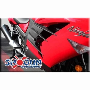 Deslizadores de cuadro Kawasaki ZX14R 2012-2024 estándar negros sin corte - Imagen 1 de 1