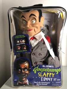 Pelle d'oca Slappy il manichino pupazzo ventriloquo 30" bambola Goldberger e borsa - Foto 1 di 16