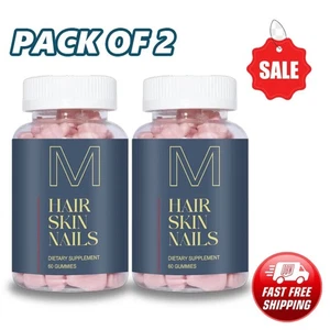 Haare Haut und Nägel Gummis, vegane Biotin Vitamine, gesundes Haar - 2er Pack - Bild 1 von 15