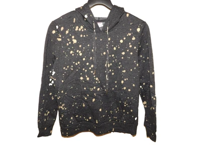 Pulôver com capuz feminino No Boundaries júnior tamanho L cinza escuro manchado - Imagem 1 de 4