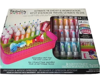 Ultimate Tie Dye Kit & Workstation - 24 Colors, Includes Work Tray & SuppliesNEW - Image 1 of 4