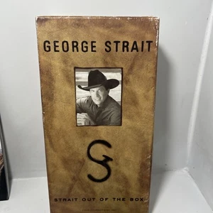 George Strait Strait Out of the Box 4 CD Box Set Booklet VG Condition - Picture 1 of 4