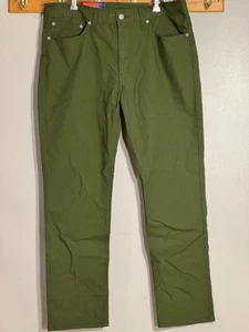 NEW Levi's Men's 511 Slim Fit All Season Tech Pants Army Green 36" x 30" Stretch - Picture 1 of 7