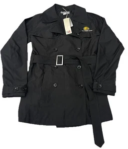 Cutter & Buck Womens CBWeathertec Trench Coat BlACK Size Small Southern Miss NWT - Picture 1 of 10
