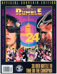 RARE! Original WWF MULTI-SIGNED X4 Royal Rumble 1993 PPV WWE Wrestling Program - Picture 1 of 9