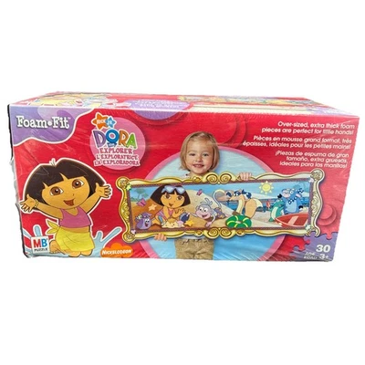 New 2006 Dora the Explorer Foam Fit Puzzle Over-sized Nick Jr Nickelodeon 30 Pc - Image 1 of 4