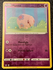 Munna 087/202 NM Reverse Holo Adorable Asako Ito Crocheted Art Pokémon Card! - Picture 1 of 1