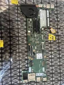 Genuine Lenovo ThinkPad X260 Motherboard Intel i7-6600U, Heatsink and Fan - Afbeelding 1 van 3