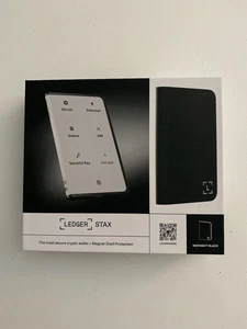 Ledger Stax Crypto Hardware Portfel Bluetooth, ekran dotykowy, nieotwarty, nienaruszone uszczelki - Zdjęcie 1 z 4