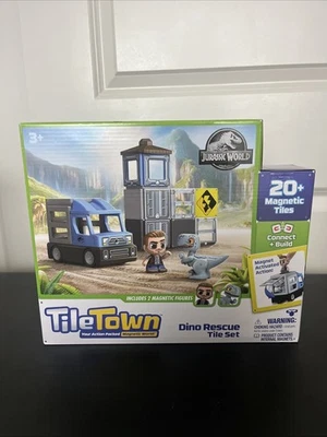 TileTown Dino Rescue Tile Set Magnetic - Image 1 of 3
