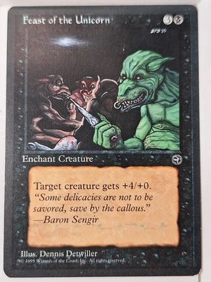 Feast of the Unicorn (B) - Homelands - Magic the Gathering MTG Nice! - Image 1 of 3