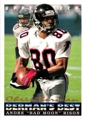 1993 Upper Deck #440 Andre "Bad Moon" Rison - Image 1 of 2