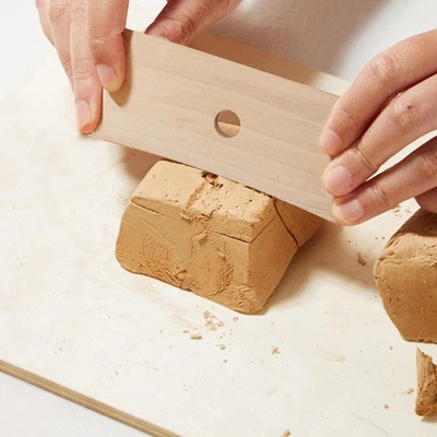 5 piezas herramientas de recorte de arcilla costillas de cerámica de madera versátiles suministros hágalo usted mismo cerámica Foto 1 de 4