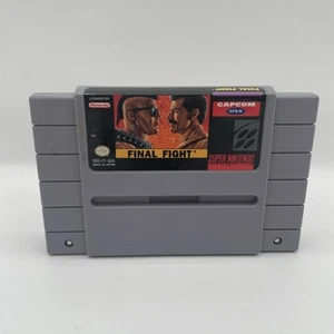 Capcom Final Fight Super Nintendo SNES Vintage Original TESTED and WORKING - Picture 1 of 6