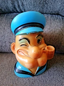 RARE POPEYE ITEM COLLECTIBLE COIN BANK VINTAGE MEXICO 8" in TALL OLD - Picture 1 of 9