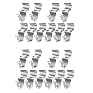 2X(20PCS Ganci in Acciaio Inox per Ganci Resistenti per Fianchi in Vinile a 6672 - Foto 1 di 6