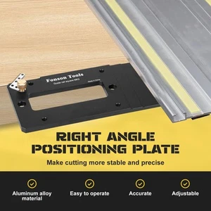 Track Saw Rail Square Guide Track Saw Square Gauge Adjustable Track Saw paQCF - Picture 1 of 11