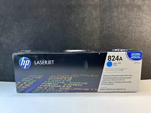 Cartuccia toner ciano HP CB381A 824A LaserJet CP6015 originale nuova scatola sigillata - Foto 1 di 10
